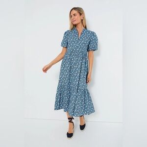 Tuckernuck Bluebells Zip Front Dress